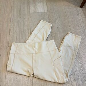 Fabletics PureLuxe Cream High-Waisted Leggings